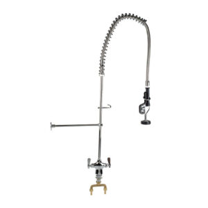 Regency 1.42 GPM Deck Mounted Pre-Rinse Faucet with Wall Bracket