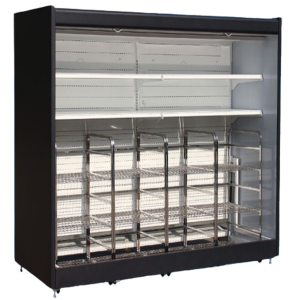 Commercial Island Freezer with Sliding Glass Lids