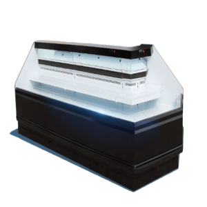 Curved Glass Serve Over Display Chiller