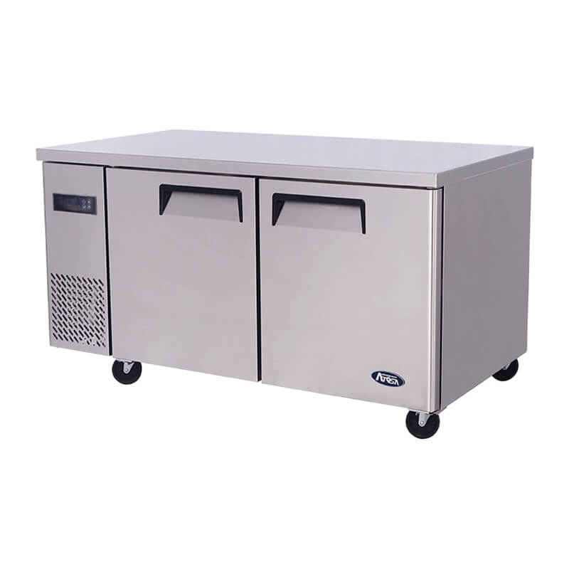 Atosa – Two Wide-Door Undercounter Fridge 400L