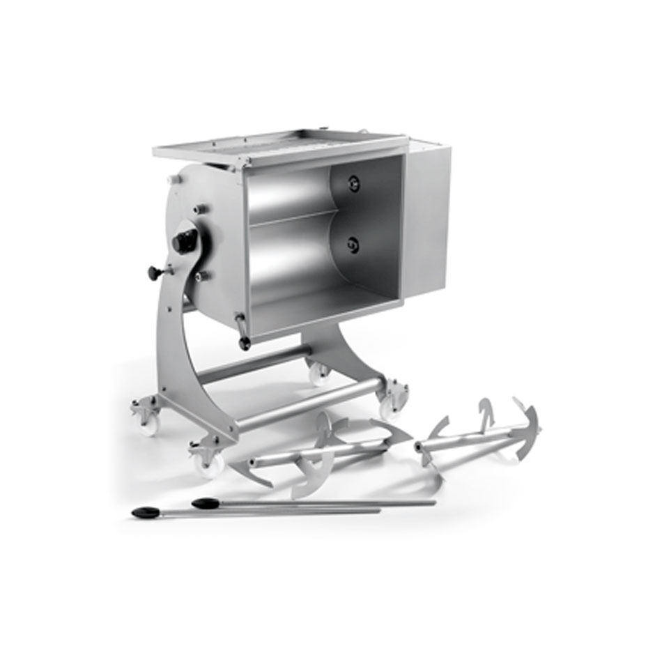 Sirman IP 120 XP Ba Meat Mixer – 120L, Tilting Tank, Dual Mixing Arms, AISI 304
