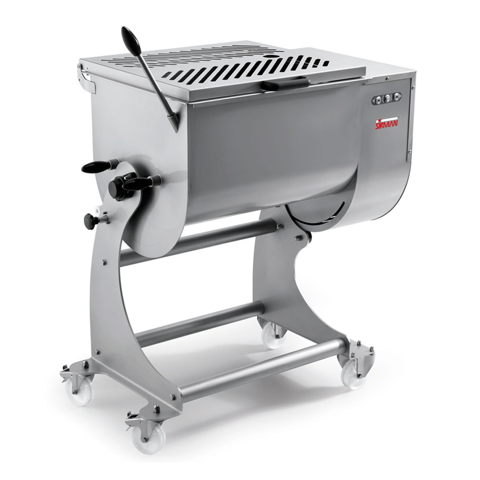 Sirman IP 50 XP B/a Meat Mixer – Tilting Tank, Dual Arm, AISI 304 Stainless Steel