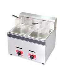 Gas fryer Double tank 6+6 Ltr