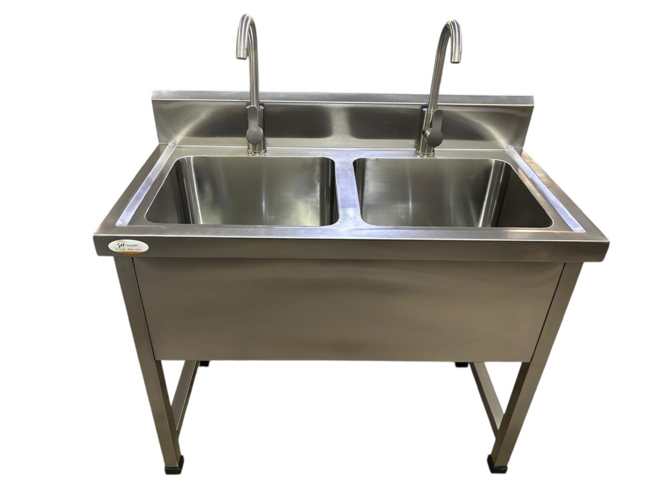 SH 2 Bowl Sink with Faucets
