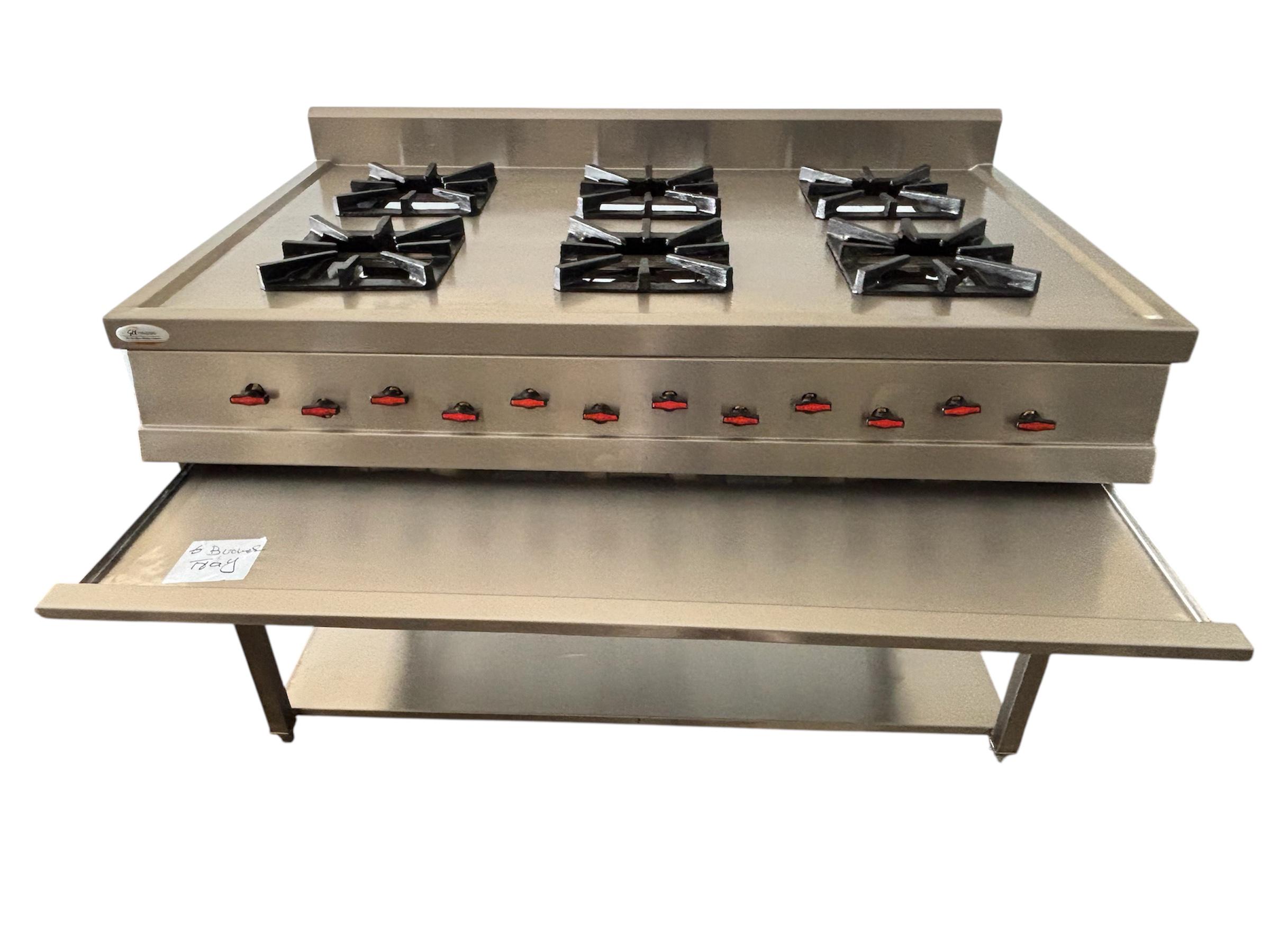 6-Burner Cooking Range with Stand - Image 2