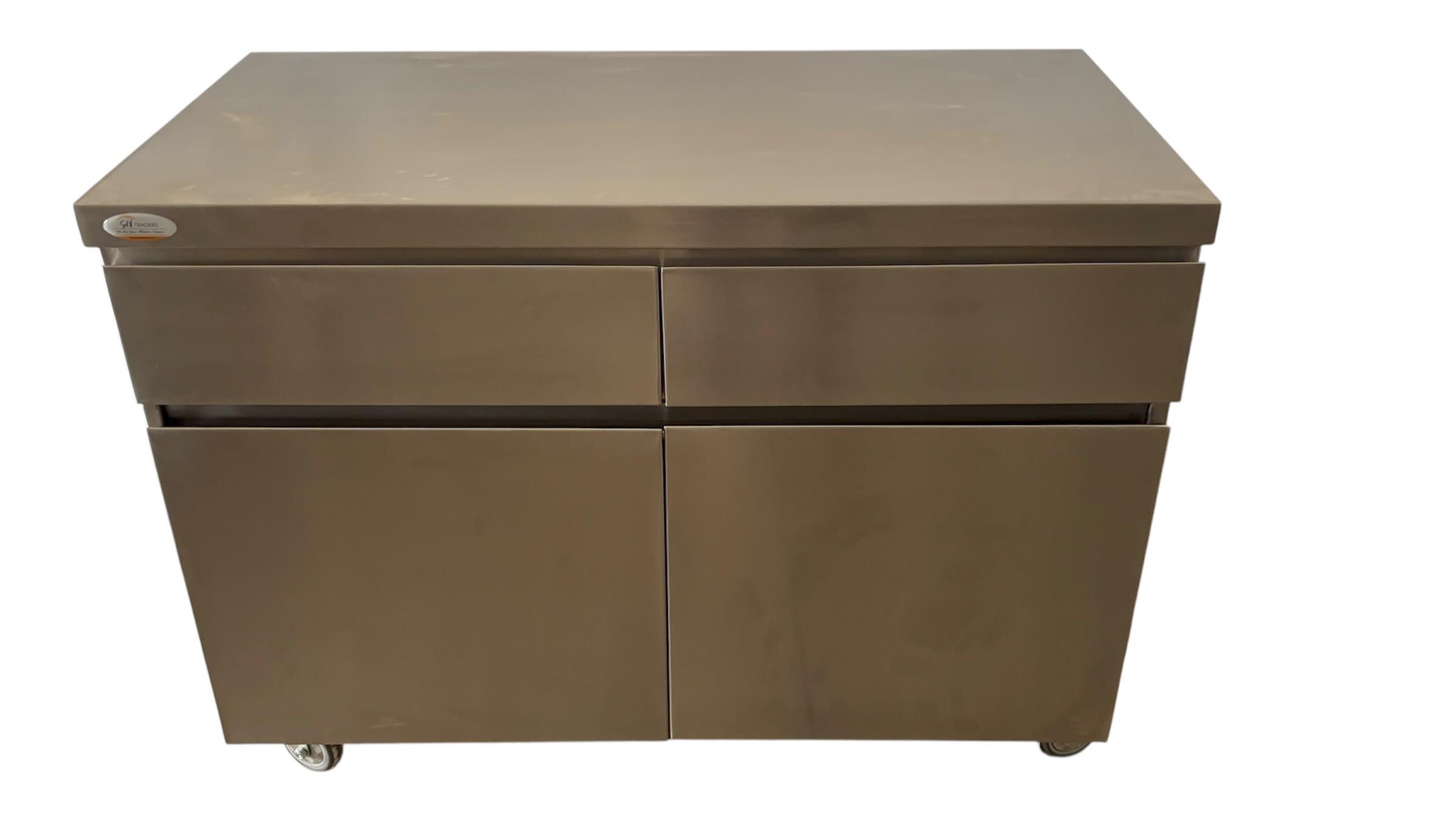 Stainless Steel Cabinet with Drawers & Doors