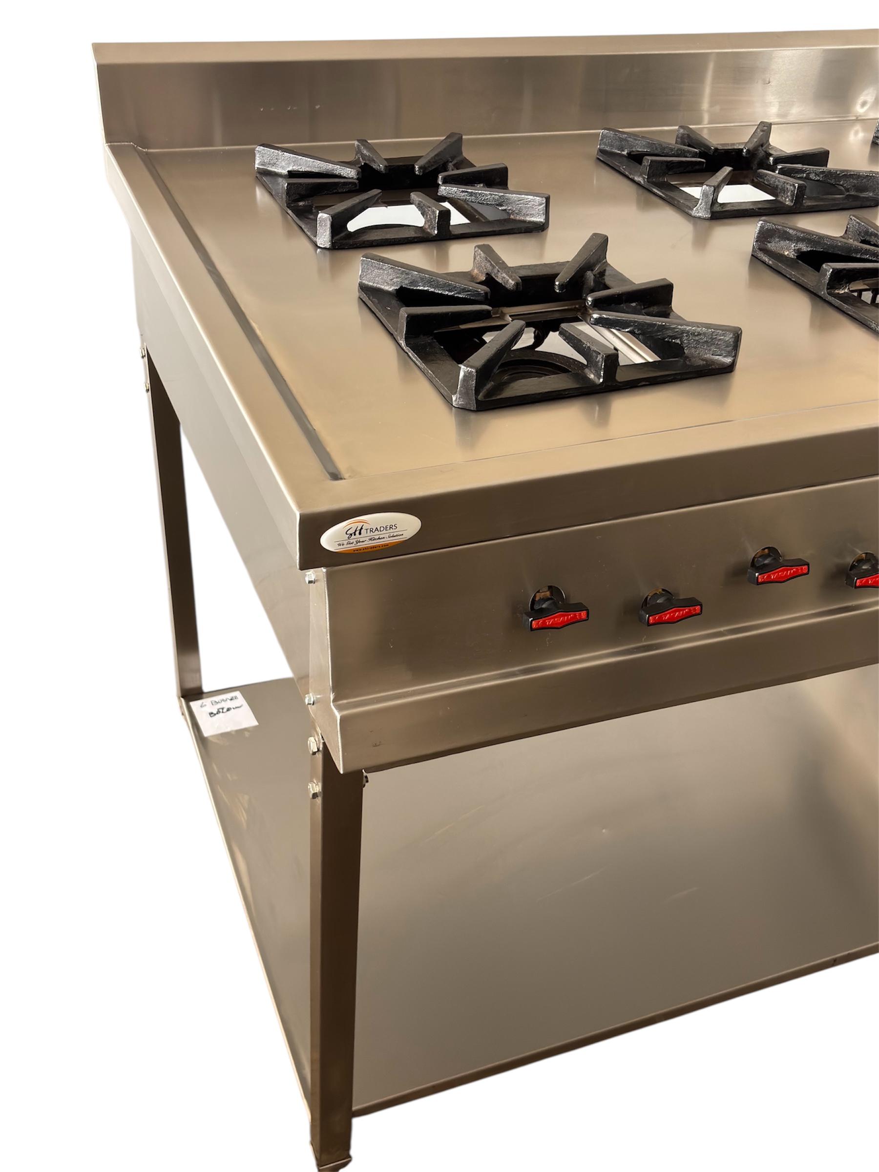 6-Burner Cooking Range with Stand - Image 4