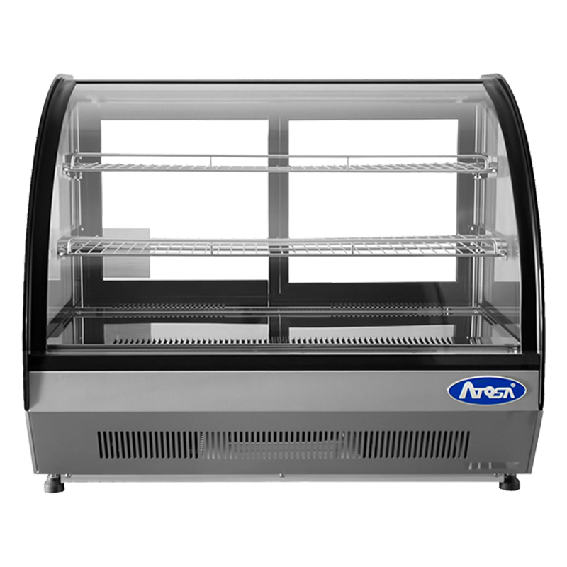 Atosa - Curved Glass Counter Top Display Chiller