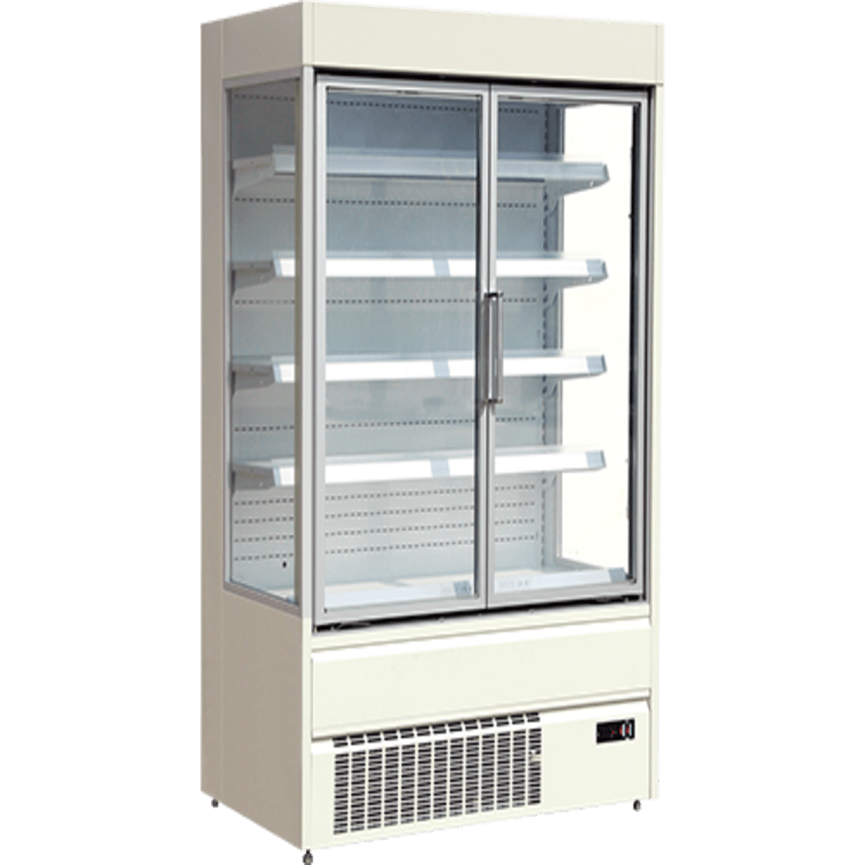 Double door Glass Fridge