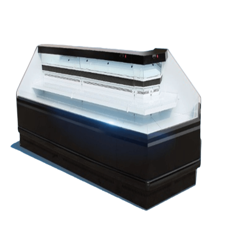 Curved Glass Serve Over Display Chiller