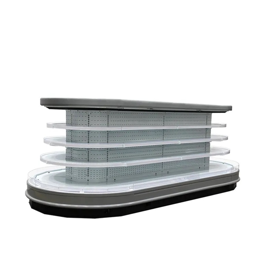 360° Open Island Display Refrigerator