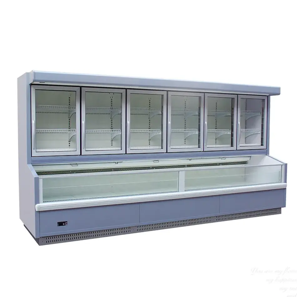Multi-Deck Upright Freezer with Front Display Counter
