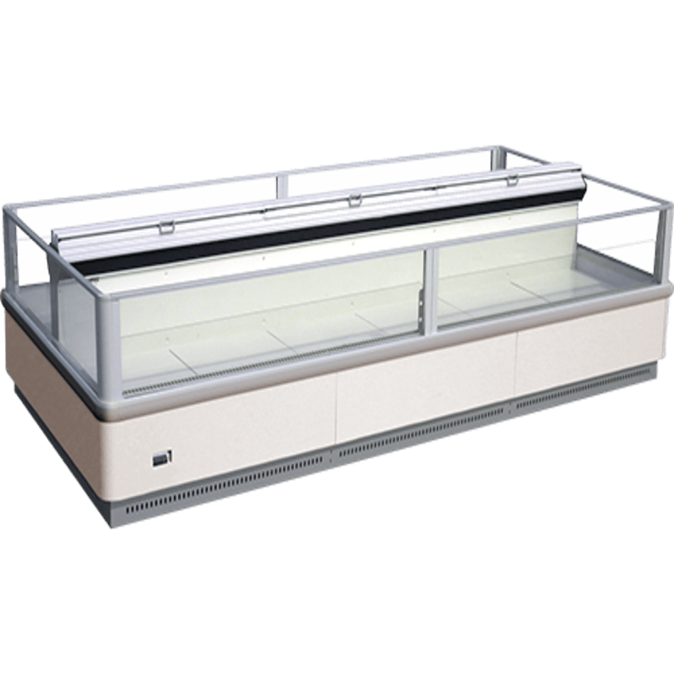 Panoramic Glass Island Refrigerator