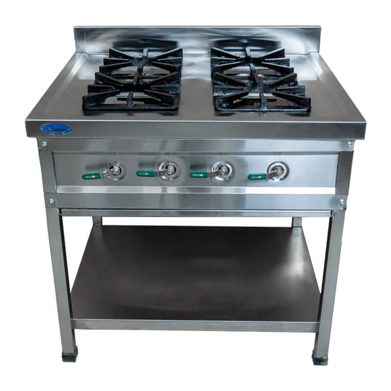Stainless Steel Continental 4 Burners