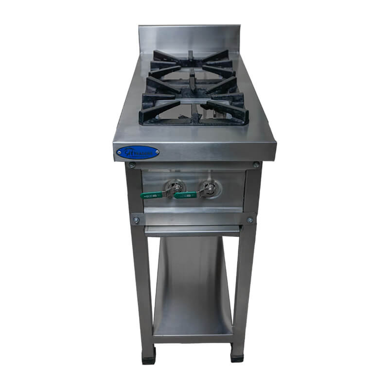 Stainless Steel Continental Vertical 2 Burners