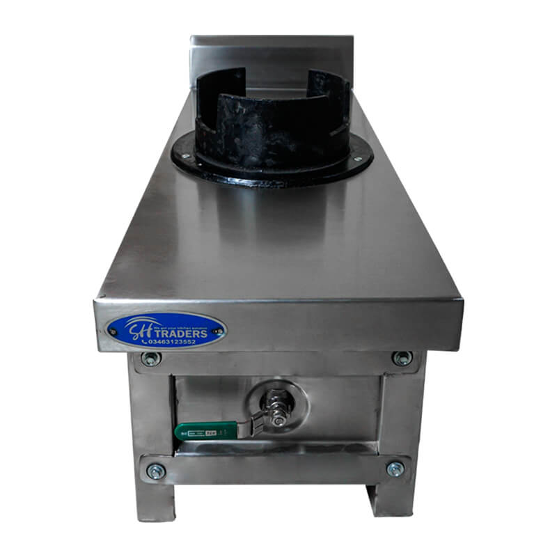 Stainless Steel Single Chinese and Karahi Stove
