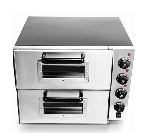 HEP-2ST commercial electric pizza oven with dual stone deck 400x400mm